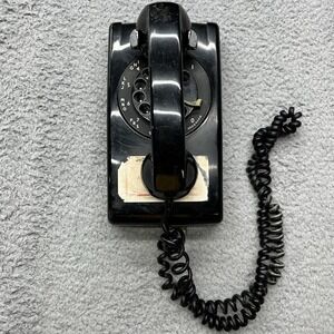 Western Electric Rotary Wall Telephone G3‎ Black Phone Prop Vintage Made in USA